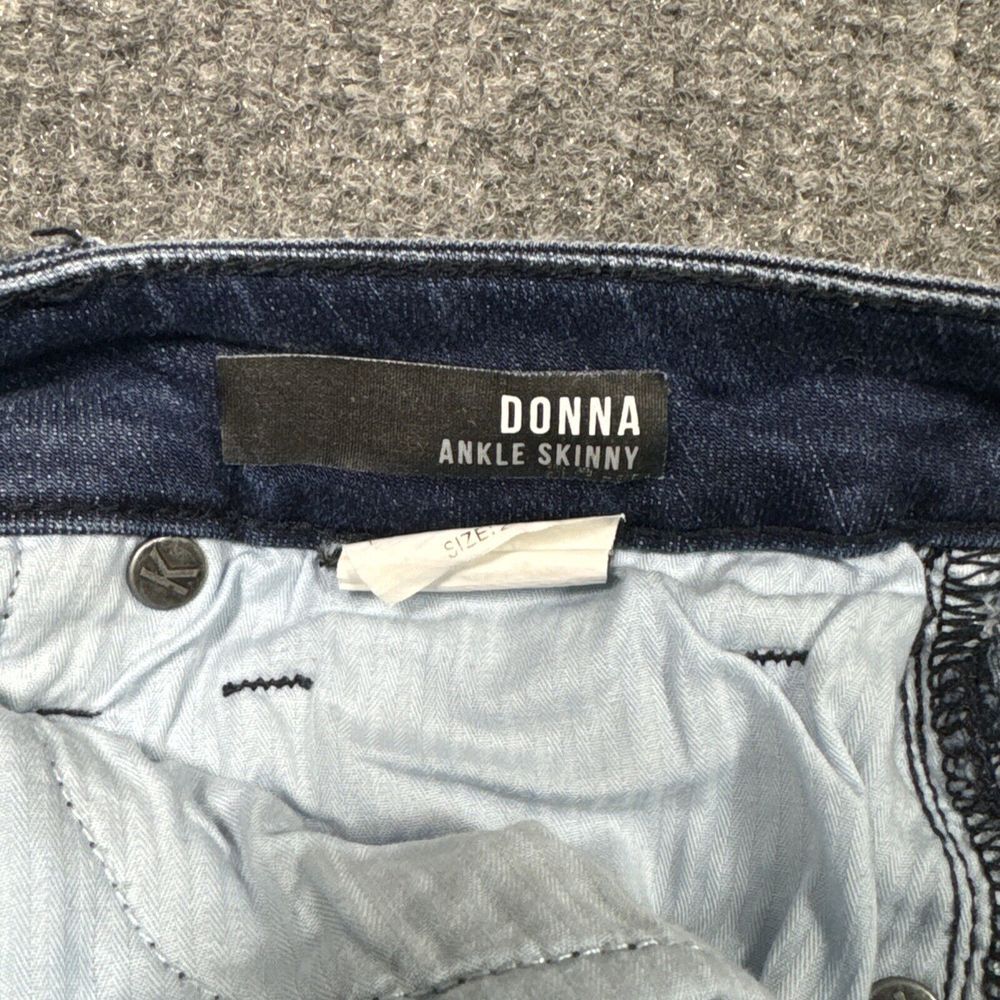 Women's Kut from the Kloth Medium Wash Mid Rise Donna Ankle Skinny Jeans sz 2‎ - Picture 6 of 8